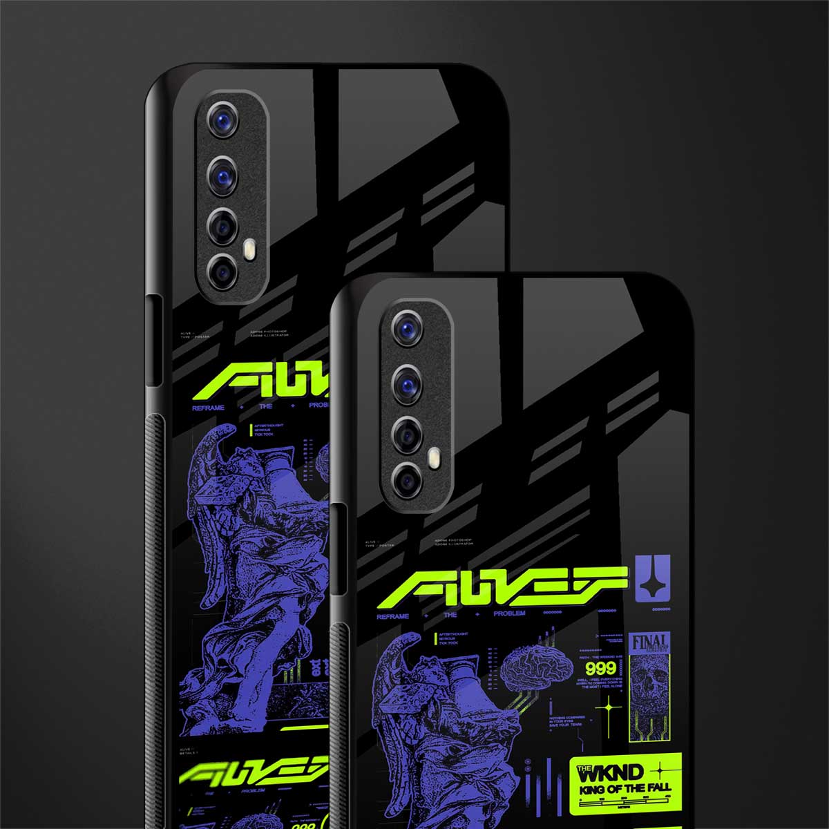 the weeknd glass case for realme 7 image-2