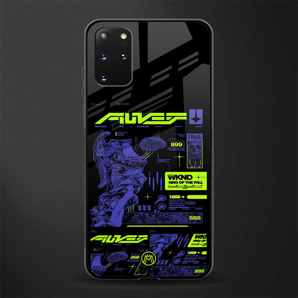 the weeknd glass case for samsung galaxy s20 plus image