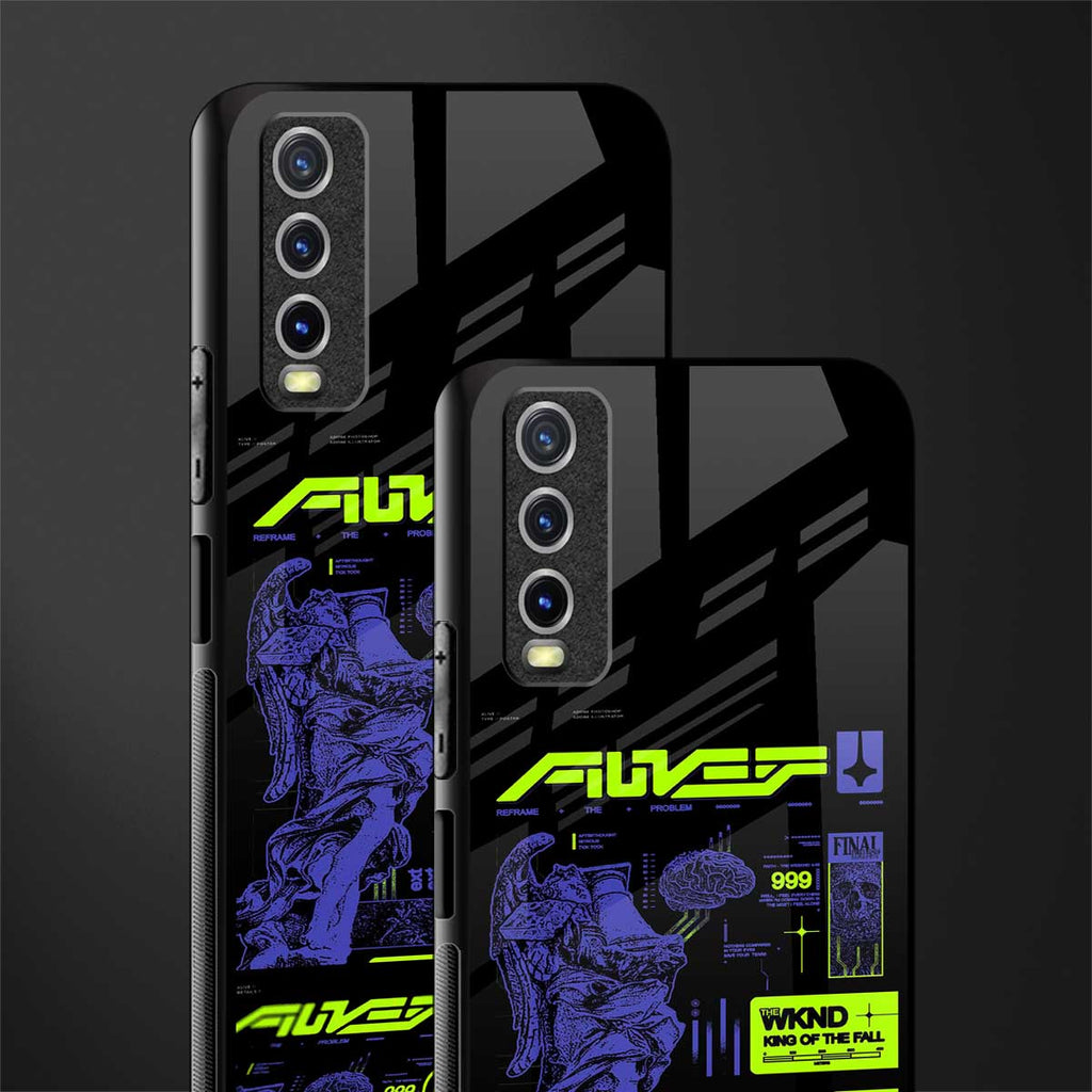 the weeknd glass case for vivo y20 image-2