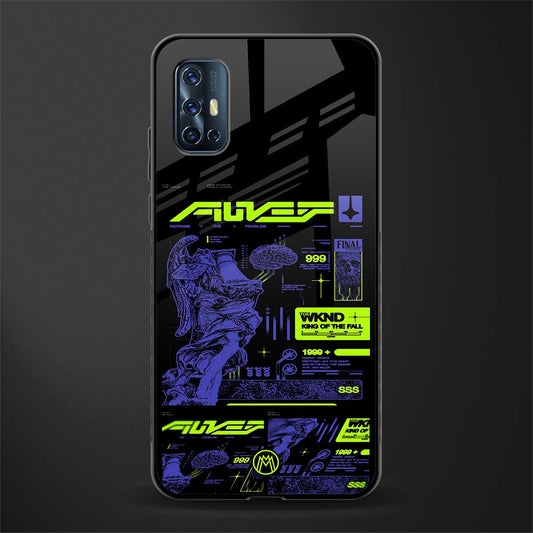 the weeknd glass case for vivo v17 image