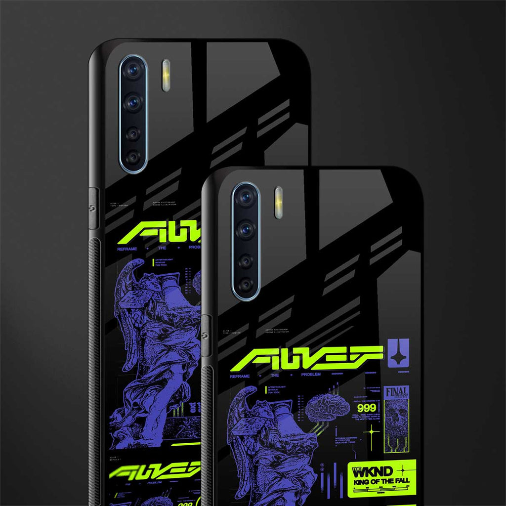 the weeknd glass case for oppo f15 image-2