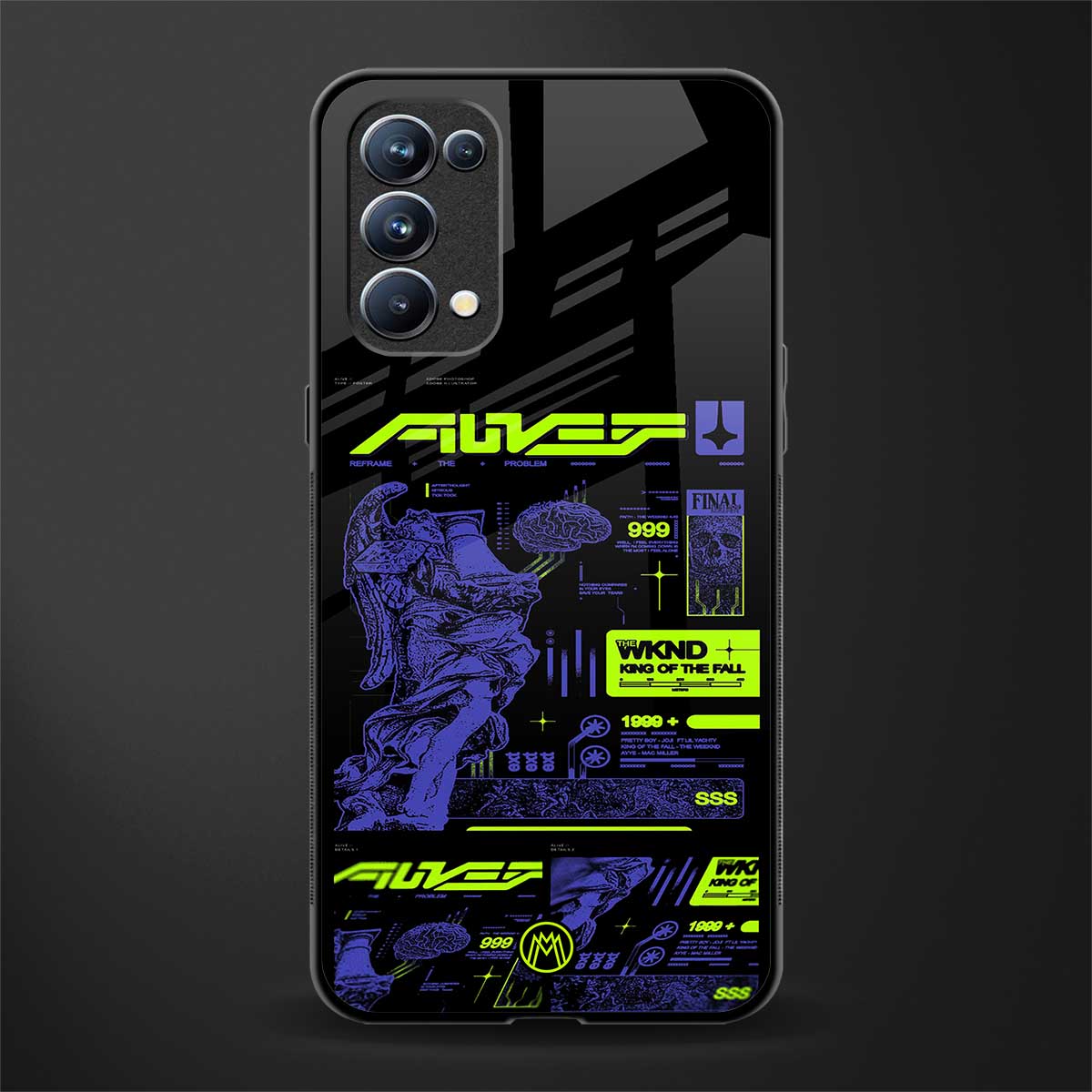 the weeknd glass case for oppo reno 5 pro image