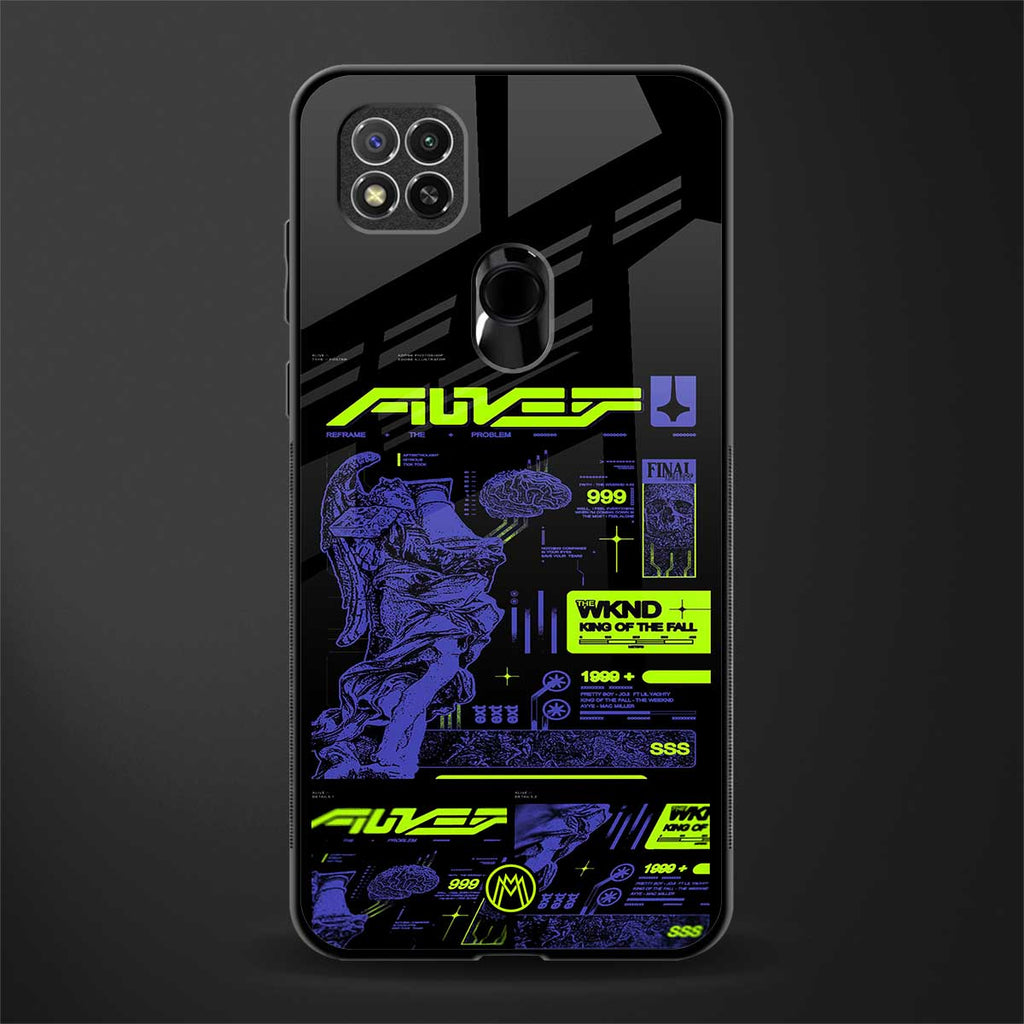 the weeknd glass case for redmi 9c image