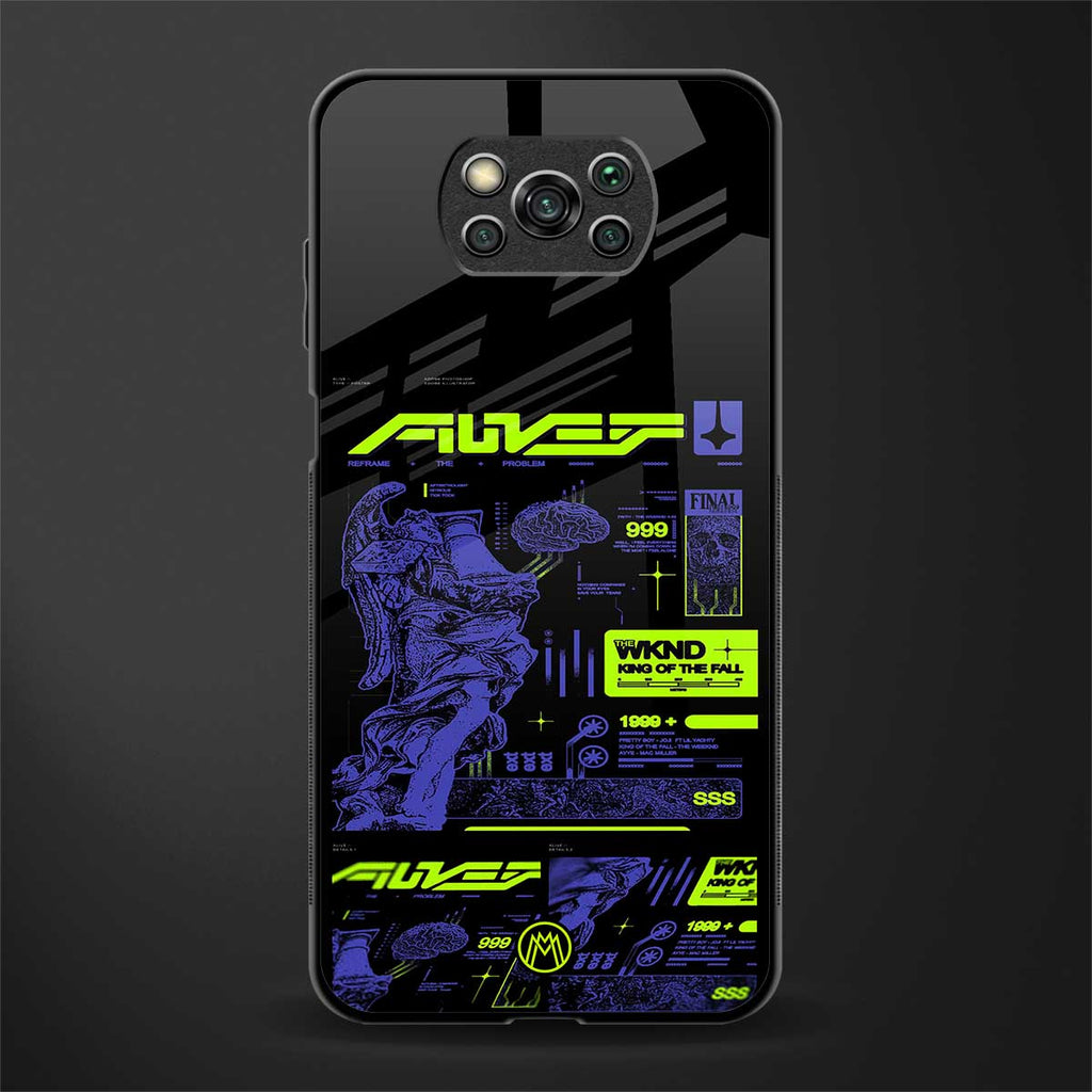the weeknd glass case for poco x3 pro image