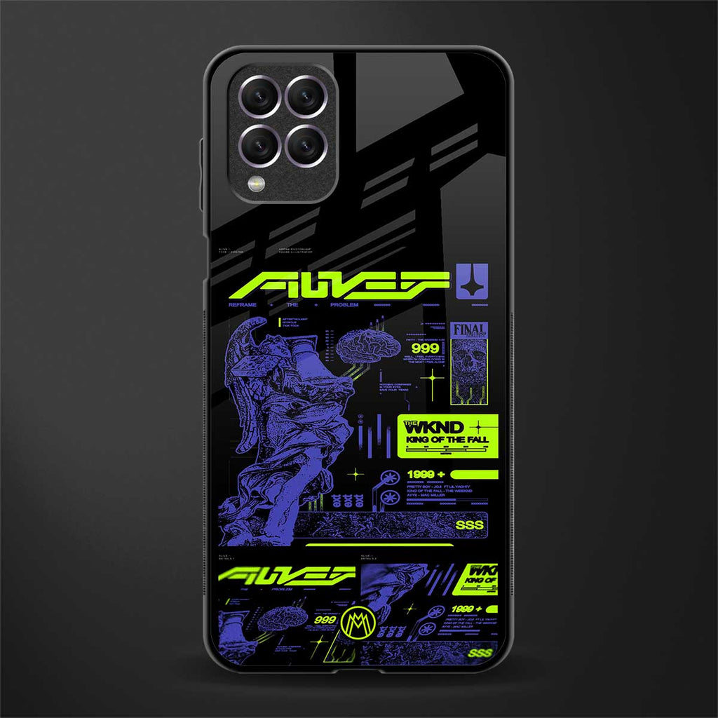 the weeknd glass case for samsung galaxy f62 image