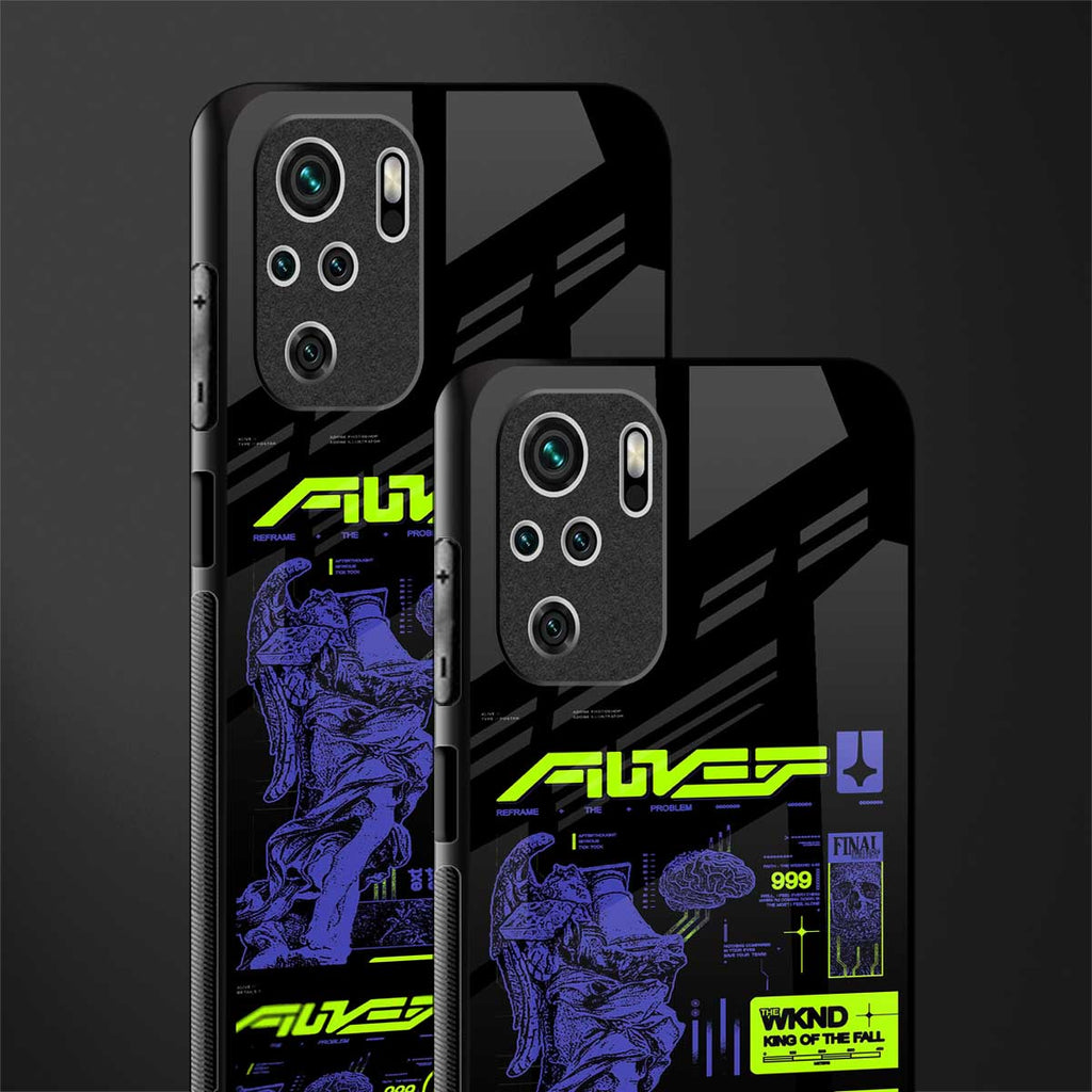 the weeknd glass case for redmi note 10 image-2