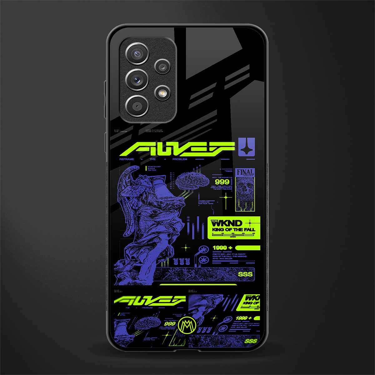 the weeknd glass case for samsung galaxy a52 image
