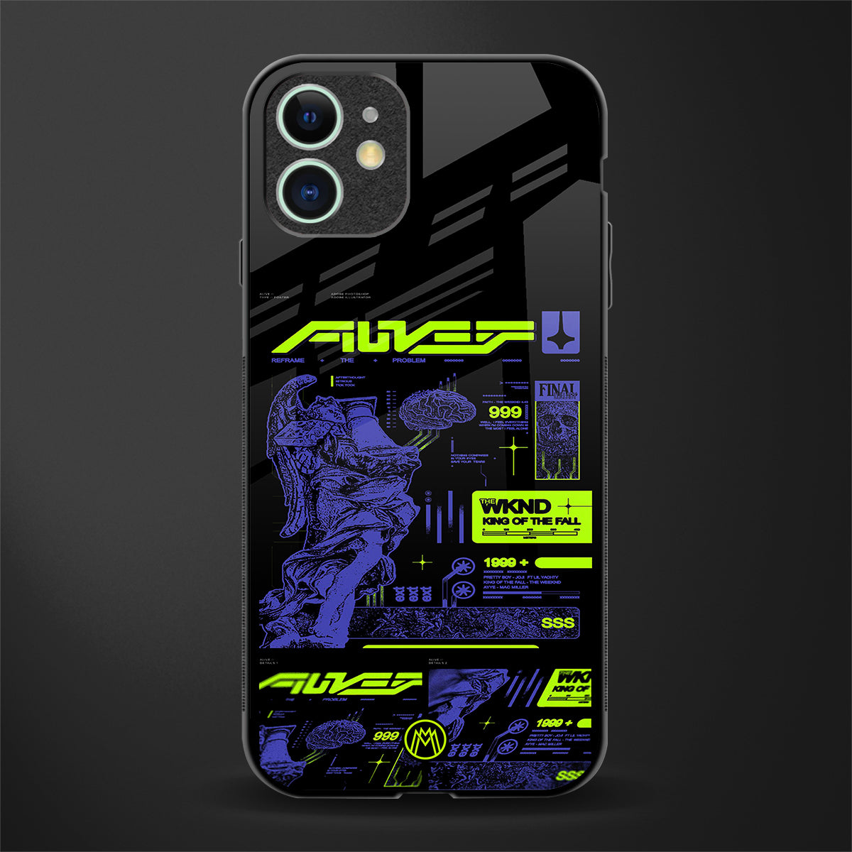 the weeknd glass case for iphone 12 mini image