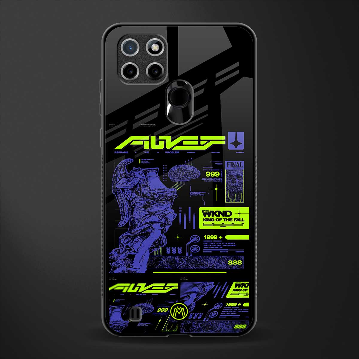the weeknd glass case for realme c21 image