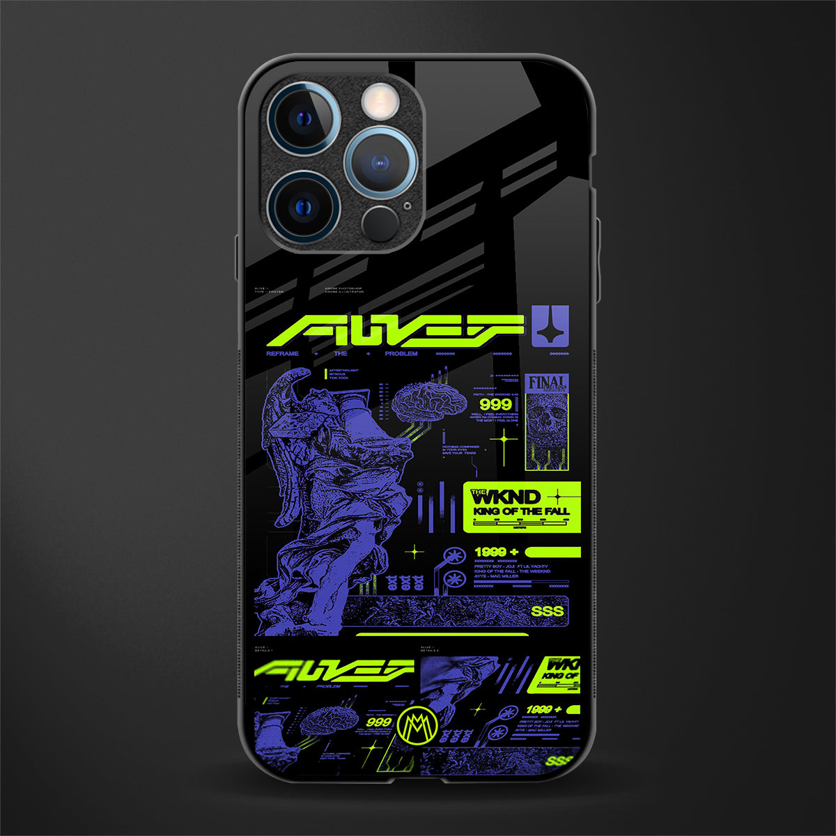 the weeknd glass case for iphone 12 pro image