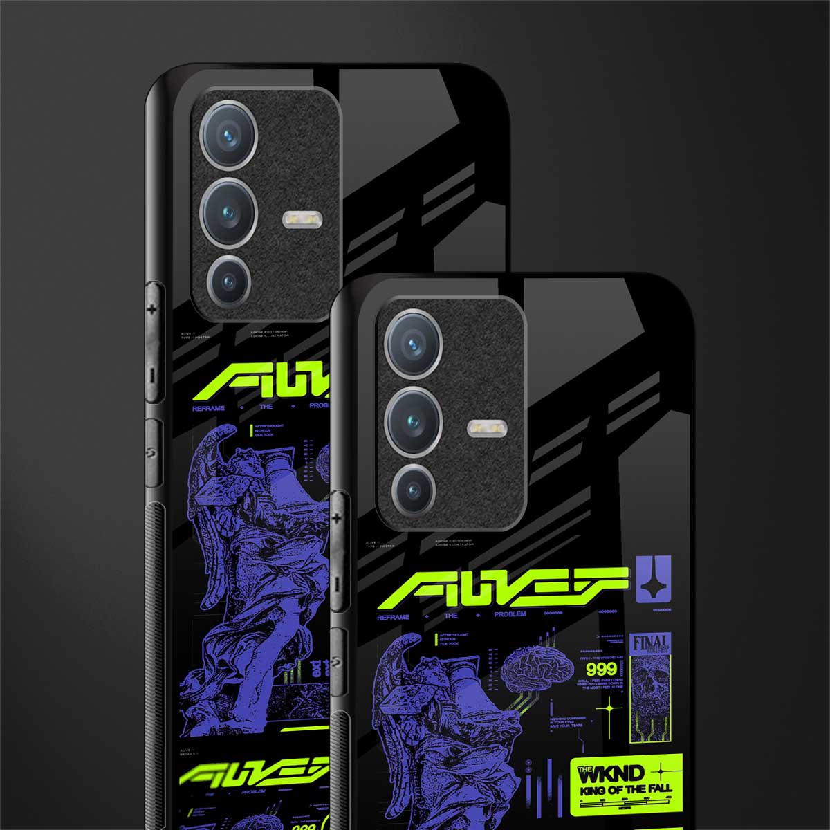 the weeknd glass case for vivo v23 pro 5g image-2