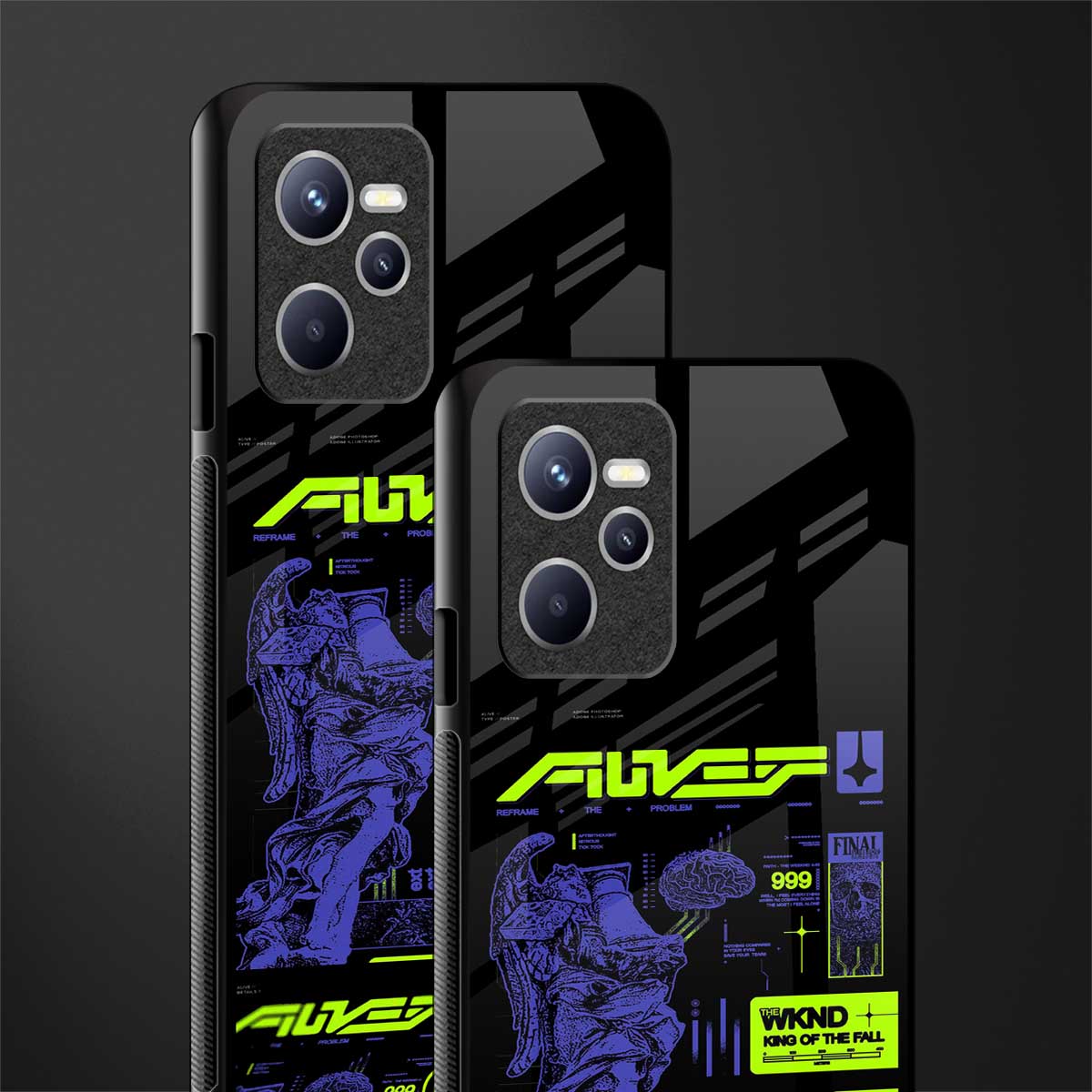 the weeknd glass case for realme c35 image-2