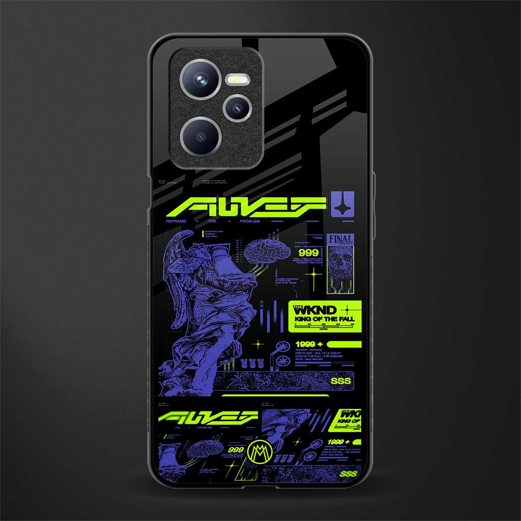 the weeknd glass case for realme c35 image