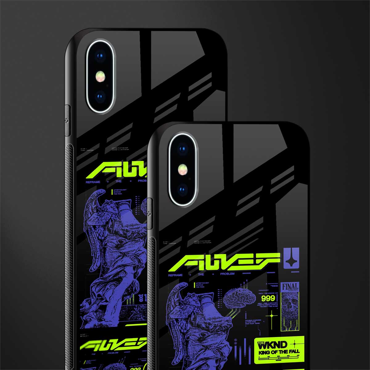 the weeknd glass case for iphone x image-2