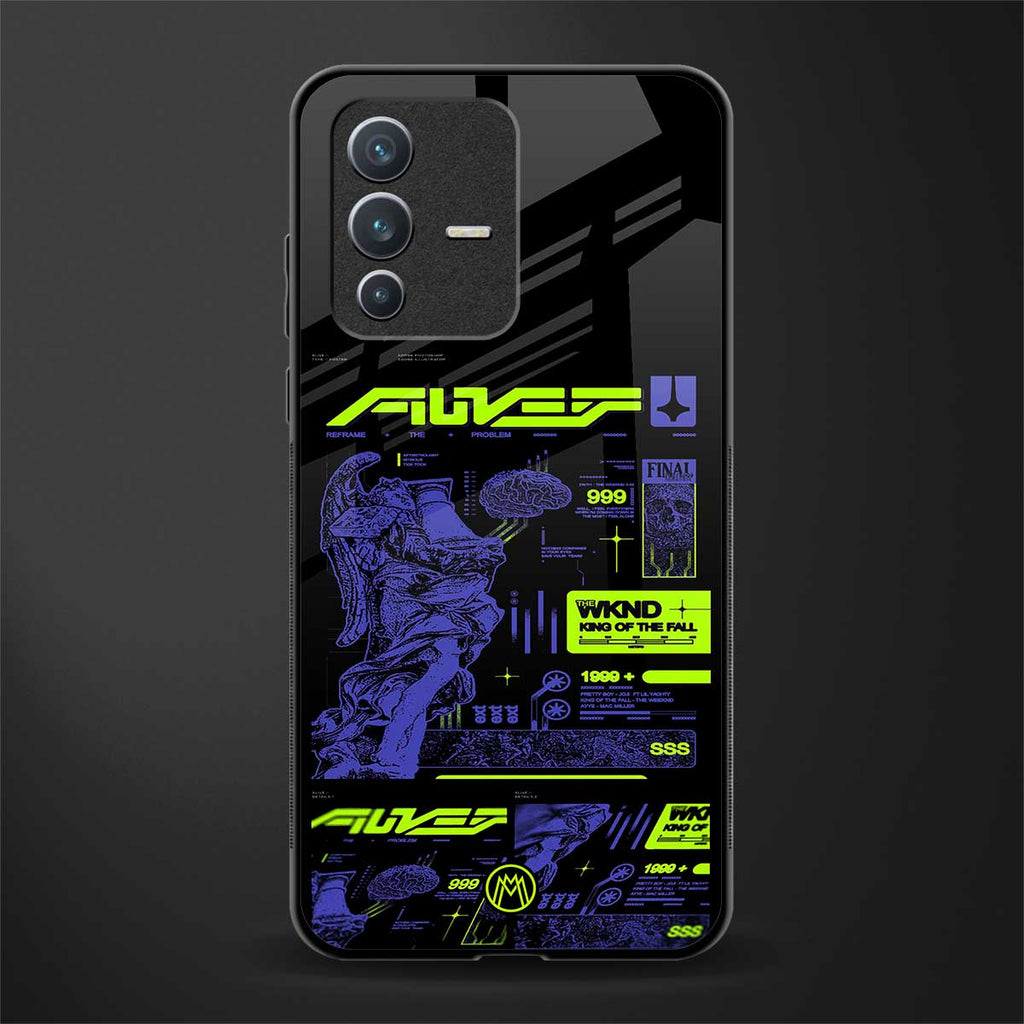 the weeknd glass case for vivo v23 5g image