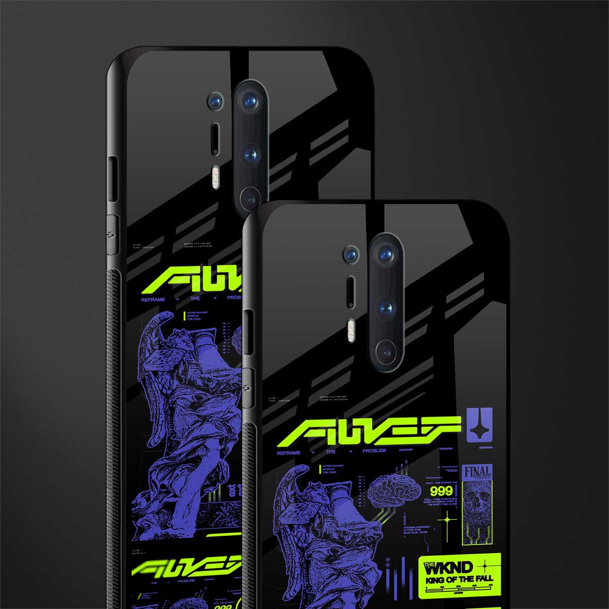 the weeknd glass case for oneplus 8 pro image-2