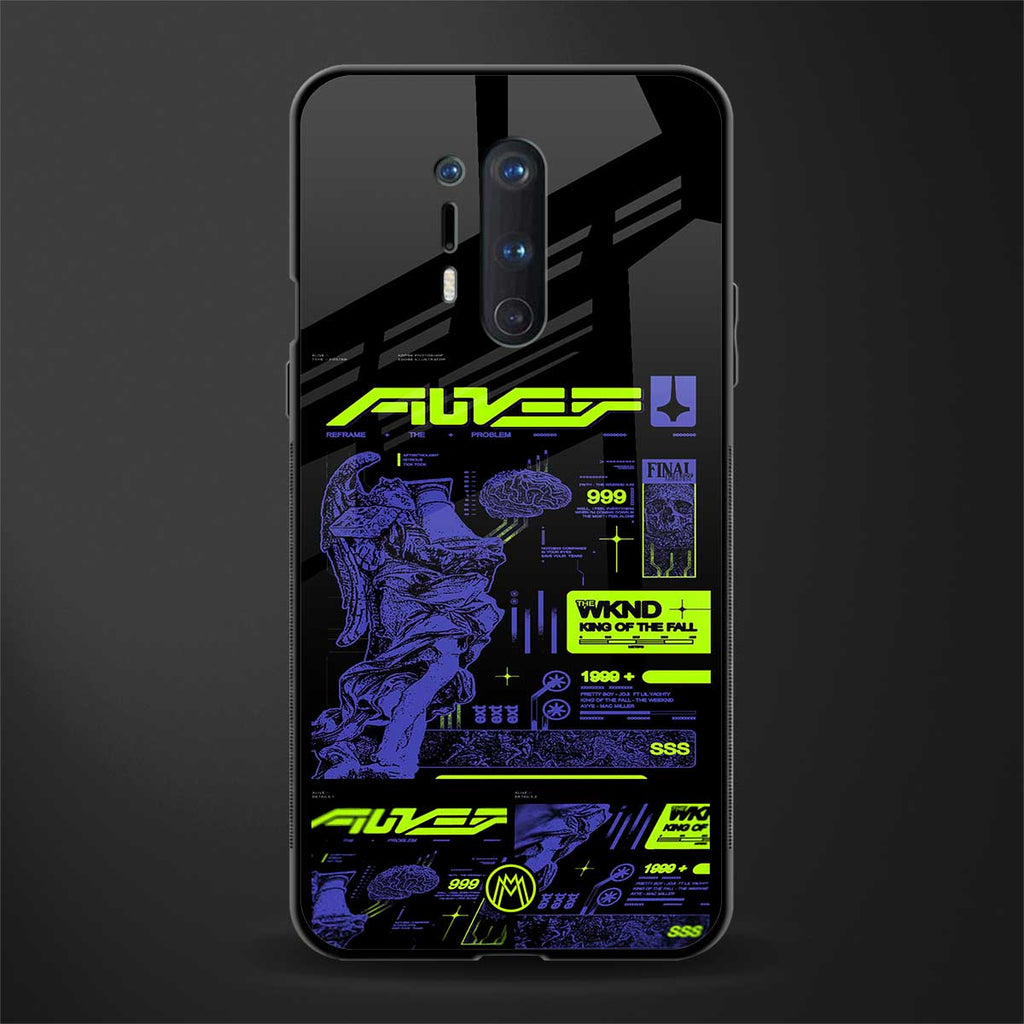 the weeknd glass case for oneplus 8 pro image