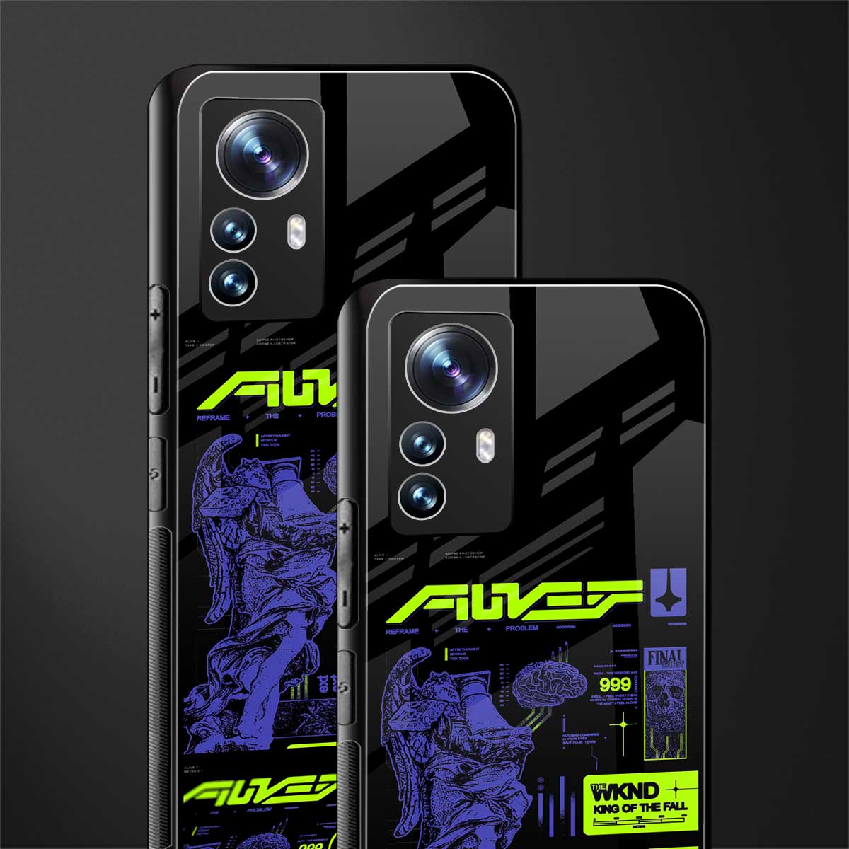 the weeknd back phone cover | glass case for xiaomi 12 pro