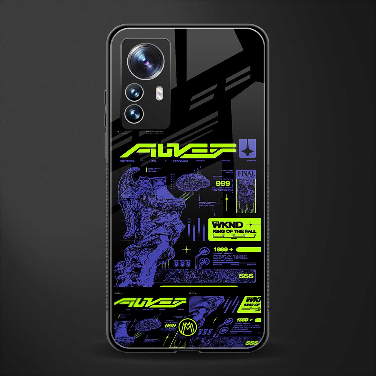 the weeknd back phone cover | glass case for xiaomi 12 pro