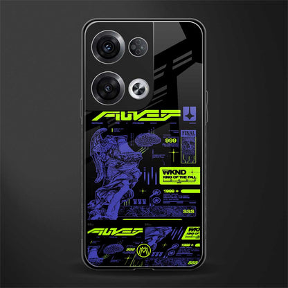 the weeknd back phone cover | glass case for oppo reno 8