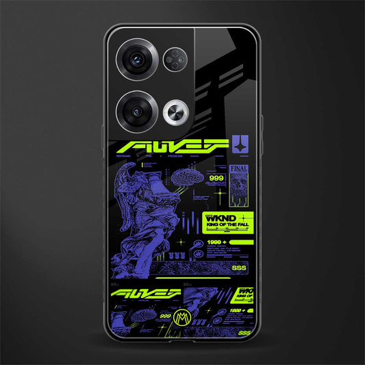 the weeknd back phone cover | glass case for oppo reno 8