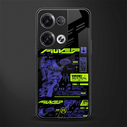 the weeknd back phone cover | glass case for oppo reno 8 pro