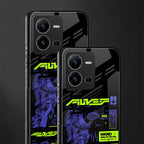the weeknd back phone cover | glass case for vivo v25-5g