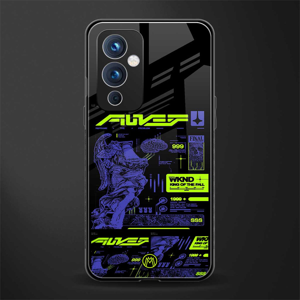 the weeknd back phone cover | glass case for oneplus 9