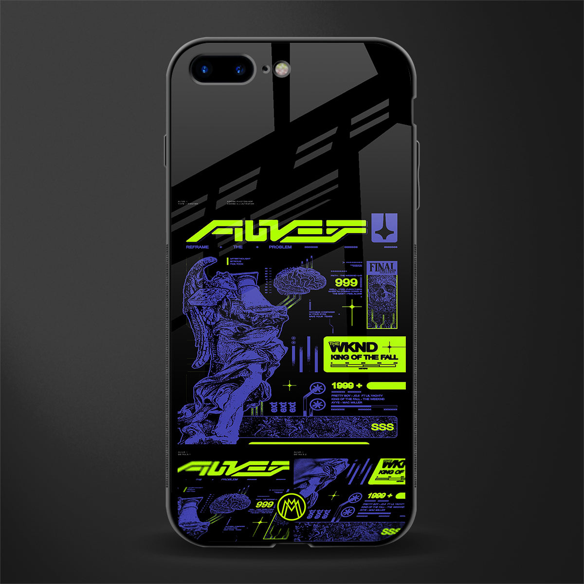 the weeknd glass case for iphone 8 plus image
