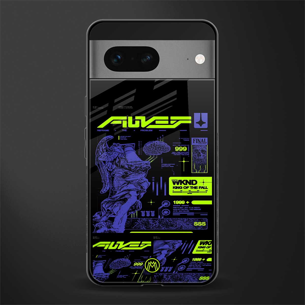 the weeknd back phone cover | glass case for google pixel 7