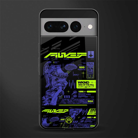 the weeknd back phone cover | glass case for google pixel 7 pro