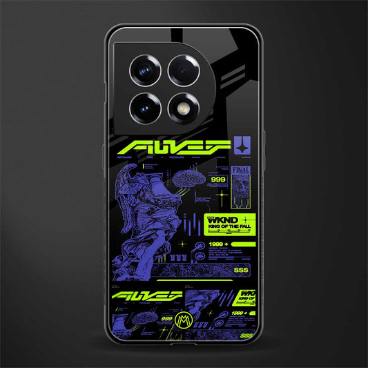 the weeknd back phone cover | glass case for oneplus 11