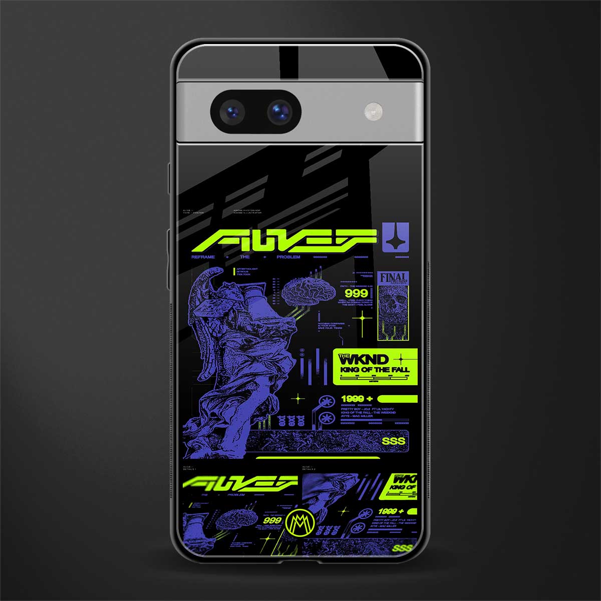 the weeknd back phone cover | glass case for Google Pixel 7A