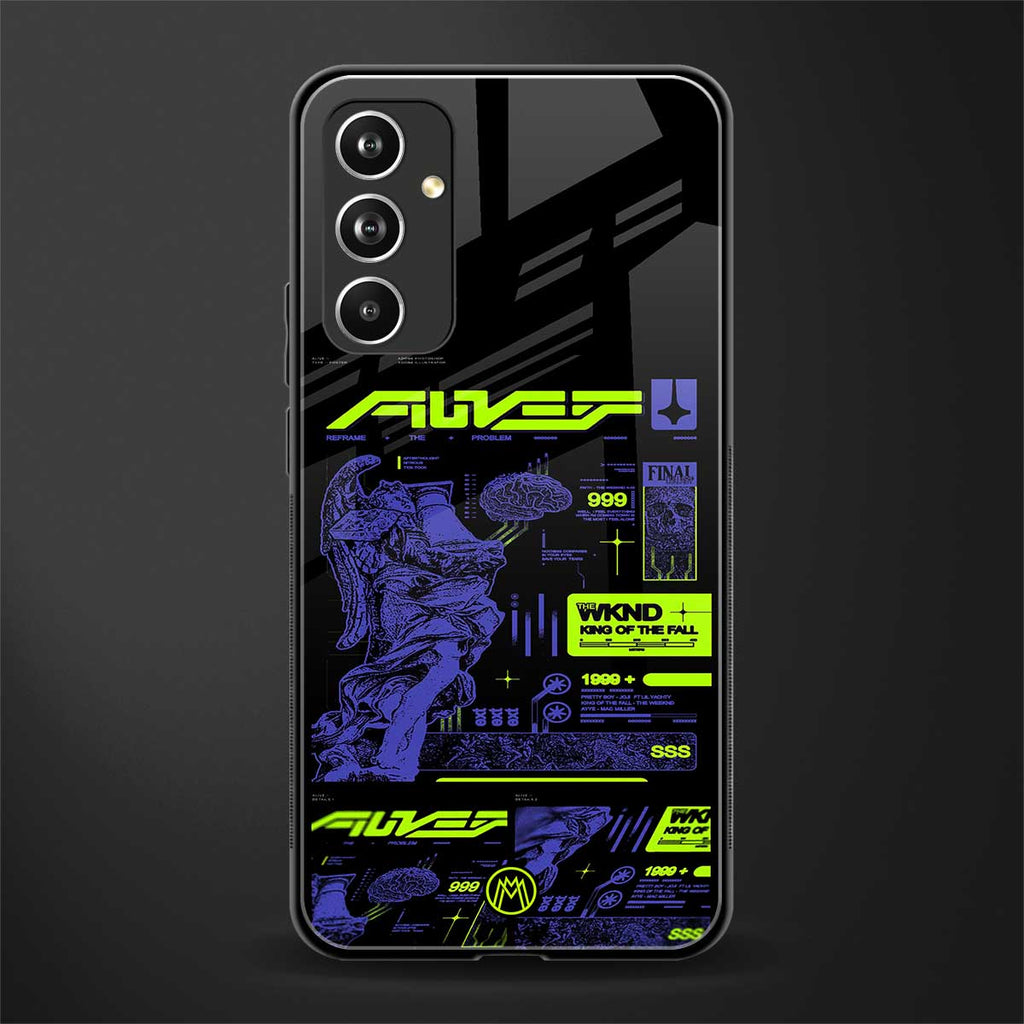 the weeknd back phone cover | glass case for samsung galaxy a54 5g
