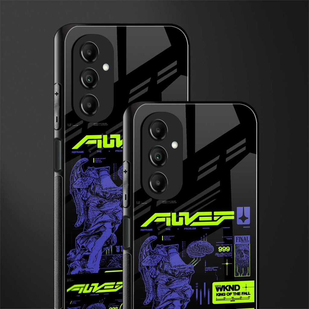 the weeknd back phone cover | glass case for samsung galaxy a14 5g