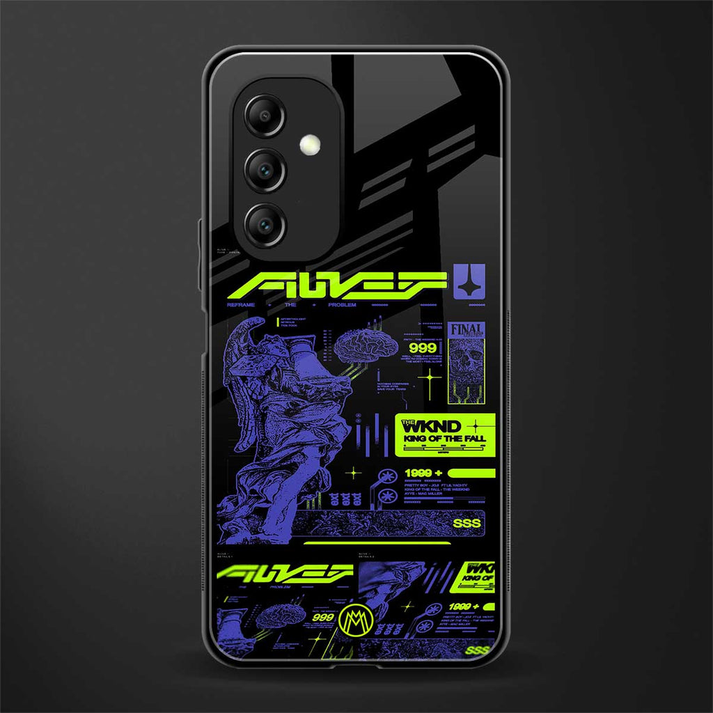 the weeknd back phone cover | glass case for samsung galaxy a14 5g