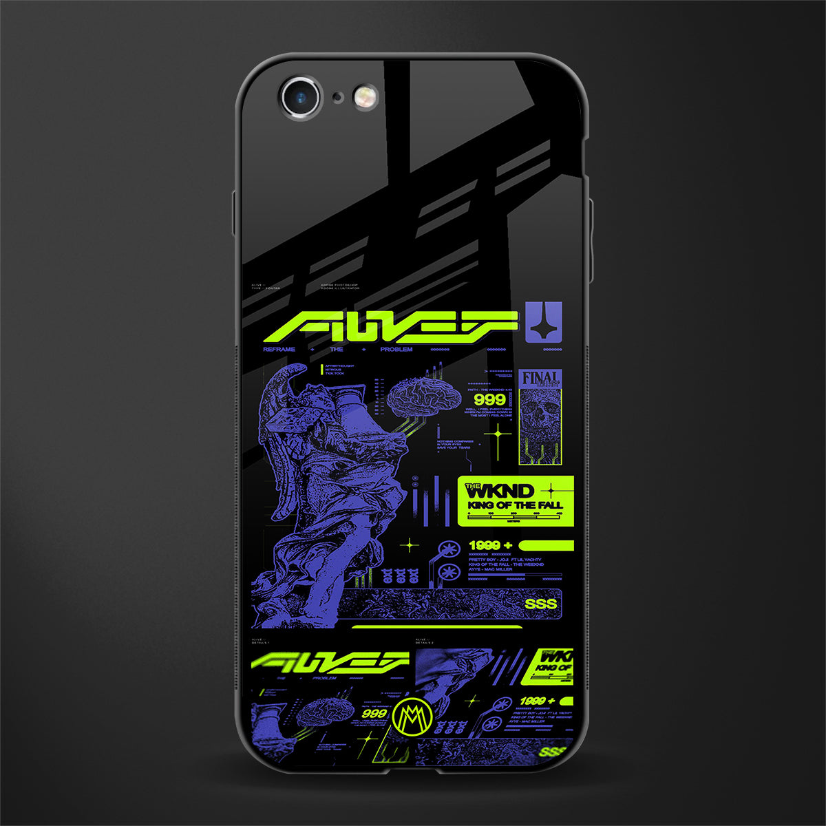 the weeknd glass case for iphone 6 plus image