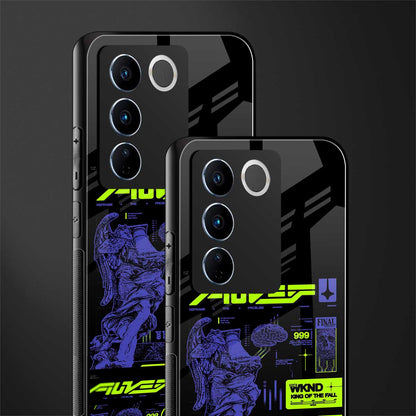 the weeknd back phone cover | glass case for vivo v27 pro 5g