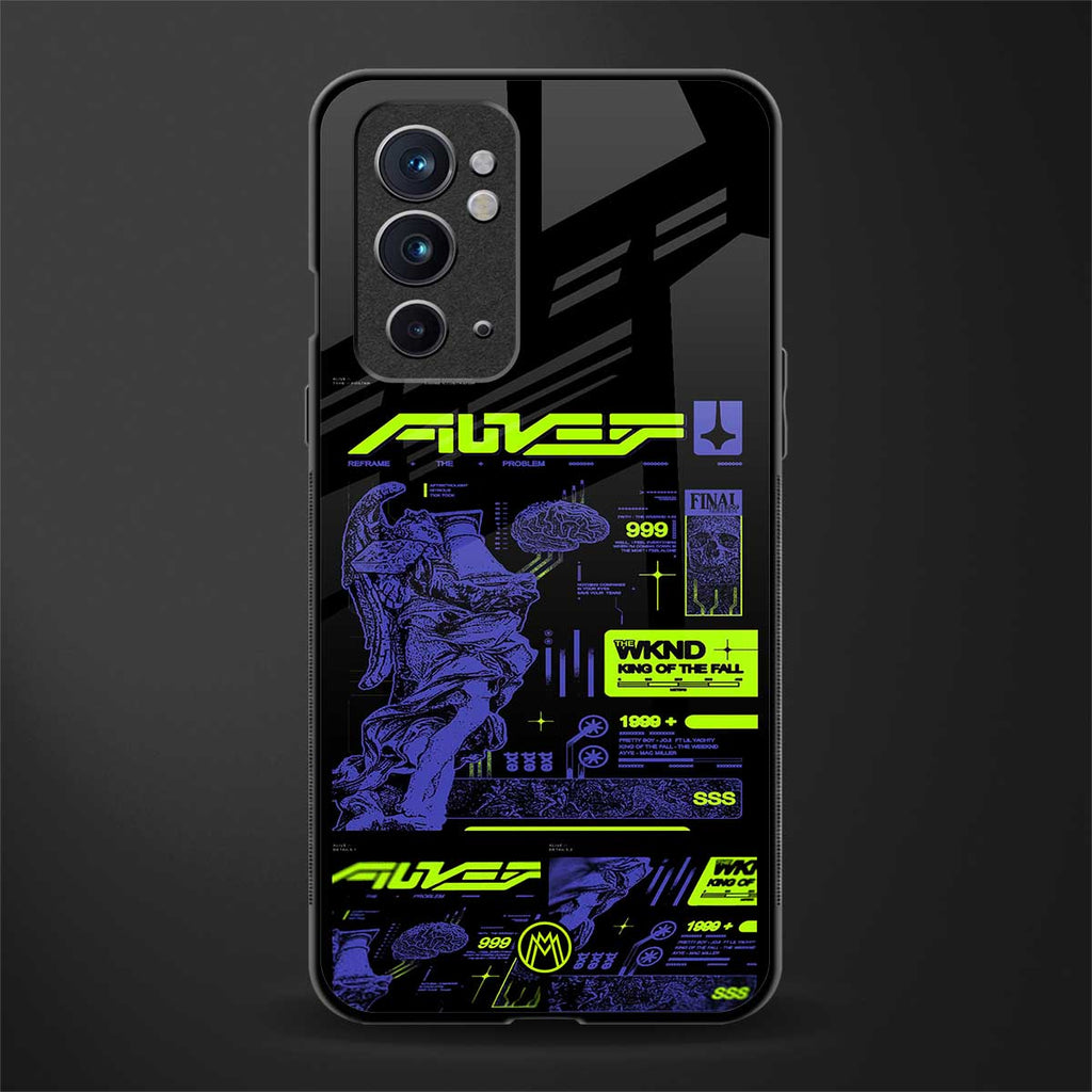 the weeknd glass case for oneplus 9rt image