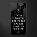 the wish glass case for redmi note 9 pro image
