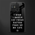 the wish back phone cover | glass case for realme narzo 50a
