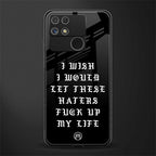 the wish back phone cover | glass case for realme narzo 50a