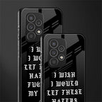the wish back phone cover | glass case for samsung galaxy a73 5g