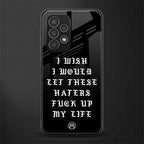 the wish back phone cover | glass case for samsung galaxy a73 5g
