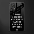 the wish back phone cover | glass case for samsung galaxy a13 4g