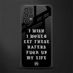 the wish back phone cover | glass case for samsung galaxy a13 4g