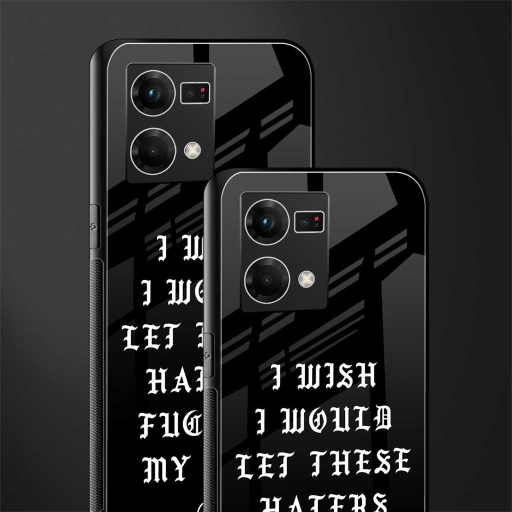 the wish back phone cover | glass case for oppo f21 pro 4g