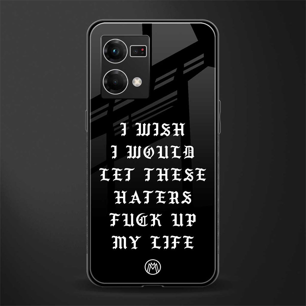 the wish back phone cover | glass case for oppo f21 pro 4g