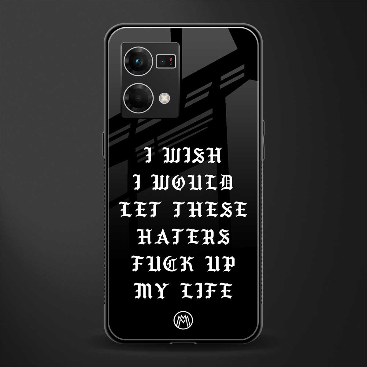the wish back phone cover | glass case for oppo f21 pro 4g