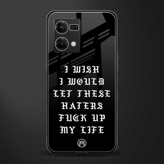 the wish back phone cover | glass case for oppo f21 pro 4g